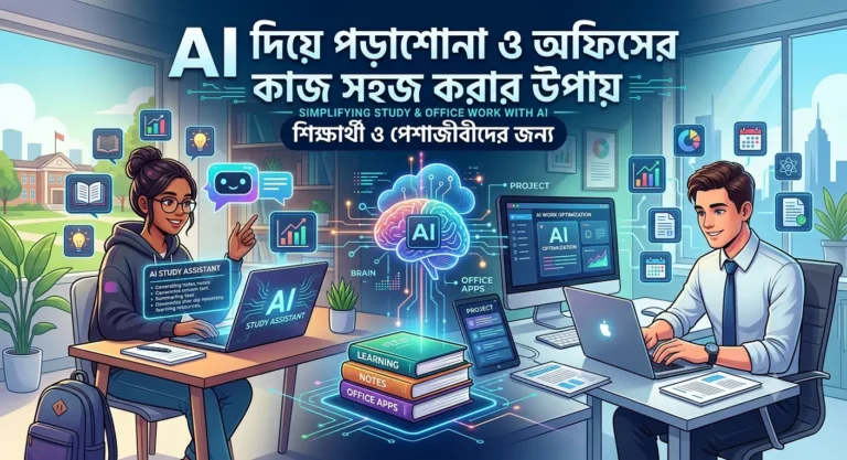 AI দিয়ে পড়াশোনা ও অফিসের কাজ সহজ করার উপায়