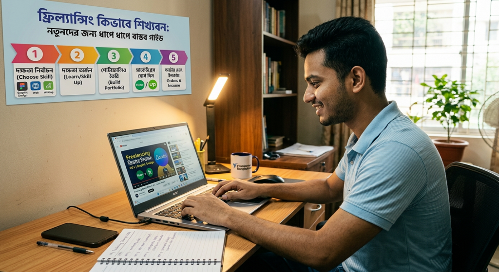 ফ্রিল্যান্সিং কিভাবে শিখবেন